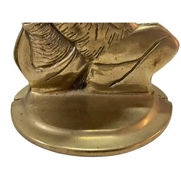 Vintage Brass Praying Hands Book Ends Used MCM - Picture 11 of 16